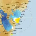 Live Sydney Weather Radar - 128km - Doppler Wind
