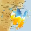 Live Sydney Weather Radar - 128km - Doppler Wind