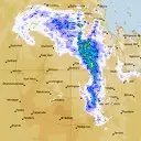 Live Emerald Weather Radar - 256km - Rain Rate