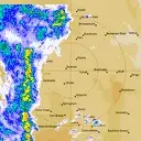 Live Emerald Weather Radar - 128km - Rain Rate