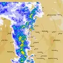 Live Emerald Weather Radar - 128km - Rain Rate