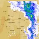 Live Emerald Weather Radar - 128km - Rain Rate