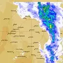Live Emerald Weather Radar - 128km - Rain Rate