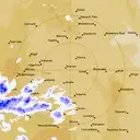 Live Emerald Weather Radar - 128km - Rain Rate