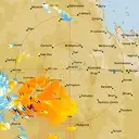 Live Emerald Weather Radar - 128km - Doppler Wind
