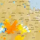 Live Emerald Weather Radar - 128km - Doppler Wind