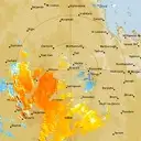 Live Emerald Weather Radar - 128km - Doppler Wind