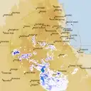 Live Greenvale Weather Radar - 256km - Rain Rate