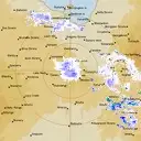 Live Mount Isa Weather Radar - 512km - Rain Rate
