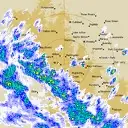 Live Mount Isa Weather Radar - 128km - Rain Rate