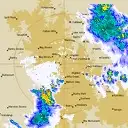 Live Mount Isa Weather Radar - 128km - Rain Rate
