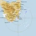 Live Hobart Weather Radar - 256km - Rain Rate
