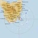 Live Hobart Weather Radar - 256km - Rain Rate