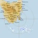 Live Hobart Weather Radar - 256km - Rain Rate