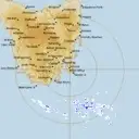 Live Hobart Weather Radar - 256km - Rain Rate