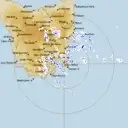 Live Hobart Weather Radar - 256km - Rain Rate