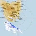 Live Hobart Weather Radar - 256km - Rain Rate