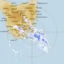 Live Hobart Weather Radar - 256km - Rain Rate