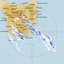 Live Hobart Weather Radar - 256km - Rain Rate