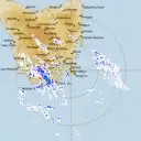 Live Hobart Weather Radar - 256km - Rain Rate