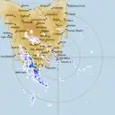 Live Hobart Weather Radar - 256km - Rain Rate