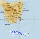 Live Hobart Weather Radar - 256km - Rain Rate