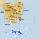 Live Hobart Weather Radar - 256km - Rain Rate