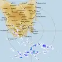 Live Hobart Weather Radar - 256km - Rain Rate
