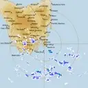Live Hobart Weather Radar - 256km - Rain Rate