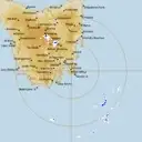 Live Hobart Weather Radar - 256km - Rain Rate