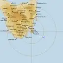 Live Hobart Weather Radar - 256km - Rain Rate