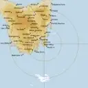 Live Hobart Weather Radar - 256km - Rain Rate