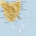 Live Hobart Weather Radar - 256km - Rain Rate