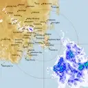 Live Hobart Weather Radar - 128km - Rain Rate