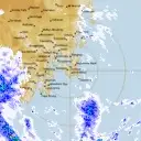 Live Hobart Weather Radar - 128km - Rain Rate