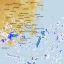 Live Hobart Weather Radar - 128km - Rain Rate