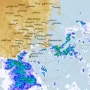 Live Hobart Weather Radar - 128km - Rain Rate