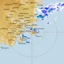 Live Hobart Weather Radar - 128km - Rain Rate