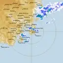Live Hobart Weather Radar - 128km - Rain Rate