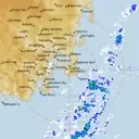 Live Hobart Weather Radar - 128km - Rain Rate