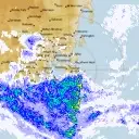 Live Hobart Weather Radar - 128km - Rain Rate
