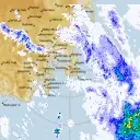 Live Hobart Weather Radar - 128km - Rain Rate