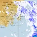 Live Hobart Weather Radar - 128km - Rain Rate
