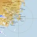 Live Hobart Weather Radar - 128km - Rain Rate