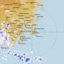 Live Hobart Weather Radar - 128km - Rain Rate