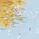 Live Hobart Weather Radar - 128km - Rain Rate