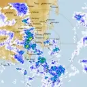 Live Hobart Weather Radar - 128km - Rain Rate