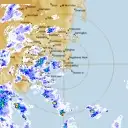 Live Hobart Weather Radar - 128km - Rain Rate