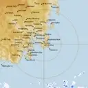 Live Hobart Weather Radar - 128km - Rain Rate