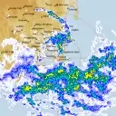 Live Hobart Weather Radar - 128km - Rain Rate